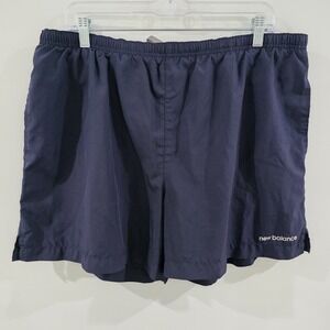 New Balance Mens Shorts Size XL Lined Blue Sporty Athleisure